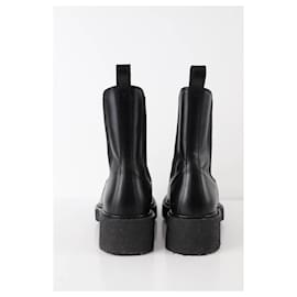 Autre Marque-Leather boots-Black