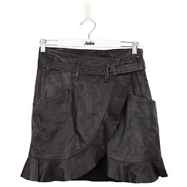 Isabel Marant Etoile Gonna mini in pelle Nero