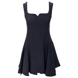 Robe mini A-line Alexander McQueen Noir