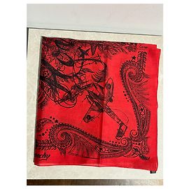 Écharpes GIVENCHY T. Coton Rouge