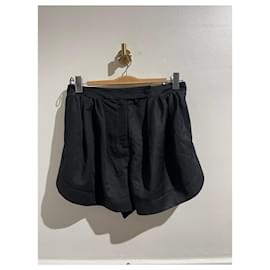 Carven-CARVEN Shorts T.International L Wool-Black
