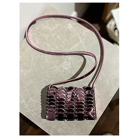 PACO RABANNE Bolsas T. Couro Rosa