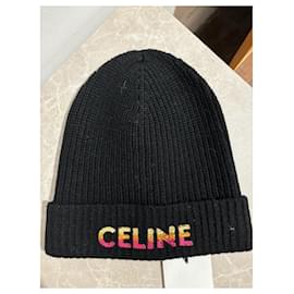 Céline-CELINE Hats T.International M Wool-Black