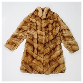 Dior-Vintage Christian Dior Paris Golden Fox Fur Coat - Luxurious & Timeless-Other