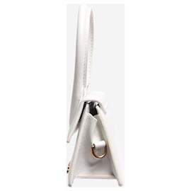Jacquemus-White Mini Chiquito leather cross-body bag-White