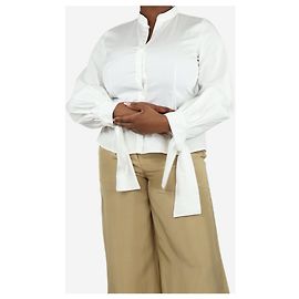 Carolina Herrera Camicia bianca aderente - taglia UK 14 Bianco