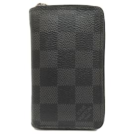 Louis Vuitton-Louis Vuitton N63076 Zippy Coin Purse-Black,Damier ebene