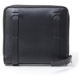 Balenciaga-Balenciaga Leather Coin Case Black 489801-Black