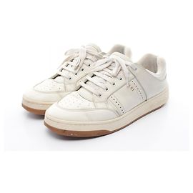 Yves Saint Laurent Baskets en cuir SL/61 de Saint Laurent Paris Blanc
