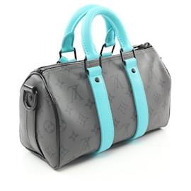 Louis Vuitton-Louis Vuitton Keepall Bandouliere 25 Handbag M11645-Grey