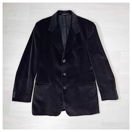 Emporio Armani-1990s Vintage Men's Armani Jacket-Black