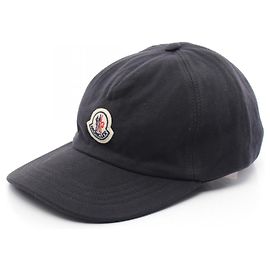 Gorra de Algodón Moncler Negra 3B0001080448778 Negro