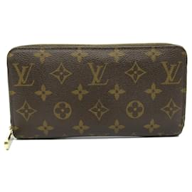 Louis Vuitton-Louis Vuitton Zippy Wallet Monogram Brown M60017-Brown