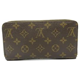 Louis Vuitton-Louis Vuitton Zippy Wallet Monogram Brown M60017-Brown