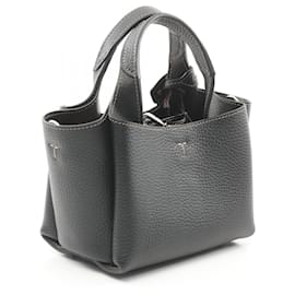 Tod's-Tod's Leather Micro Handbag Black-Black