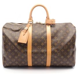 Louis Vuitton-Louis Vuitton Keepall 45 Boston Bag Monogram-Brown