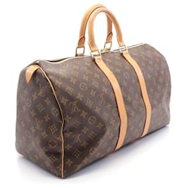 Louis Vuitton-Louis Vuitton Keepall 45 Boston Bag Monogram M41428-Brown