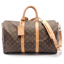 Louis Vuitton-Louis Vuitton Monogram Keepall Bandouliere 45 Bag-Brown