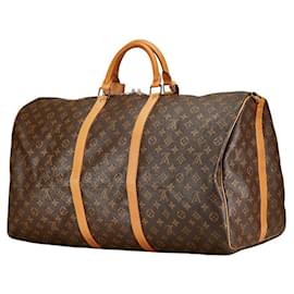 Louis Vuitton-Louis Vuitton Monogram Keepall Bandouliere 60 Bag-Brown