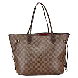 Louis Vuitton-Louis Vuitton Damier Neverfull MM Tote Bag-Brown