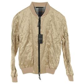 Giorgio Armani WSR33W WS931 Blusón de Rayón Algodón Beige