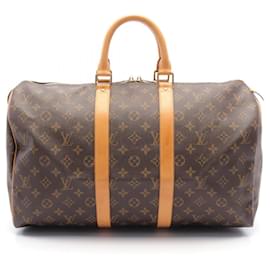 Louis Vuitton-Louis Vuitton Keepall 45 Boston Bag Monogram-Brown
