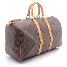 Louis Vuitton-Louis Vuitton Keepall 45 Boston Bag Monogram-Brown