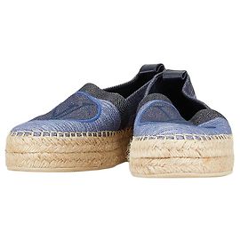 Louis Vuitton LV Slip On Denim Espadrille Blue