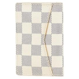Louis Vuitton-Louis Vuitton Damier Azur Card Case N63144-White