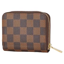 Louis Vuitton-Louis Vuitton Damier Zippy Coin Purse N63070-Brown