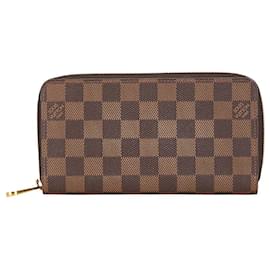 Louis Vuitton-Louis Vuitton Damier Zippy Wallet N41661-Brown