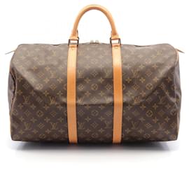 Louis Vuitton-Louis Vuitton Keepall 50 Boston Bag Monogram M41426-Brown