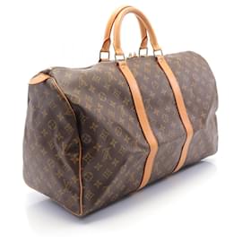 Louis Vuitton-Louis Vuitton Keepall 50 Boston Bag Monogram M41426-Brown