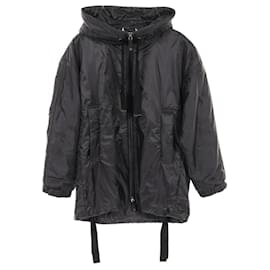 Max Mara The Cube Greenfe Polyester Coat Black