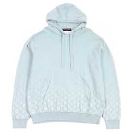 Moletom com capuz gradient Monogram Louis Vuitton XL Azul claro