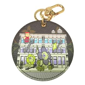 Louis Vuitton-Louis Vuitton Monogram Vivienne Keychain-Brown,Yellow