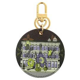 Louis Vuitton-Louis Vuitton Vivienne Porte Cle Illustre Monogram Keychain-Brown