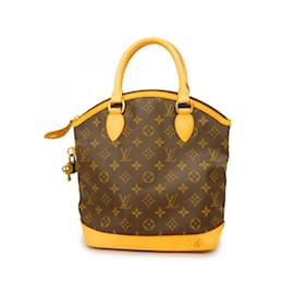 Louis Vuitton-Louis Vuitton Monogram Lockit Handbag-Brown
