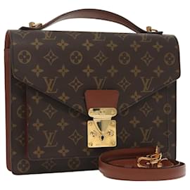Louis Vuitton-LOUIS VUITTON Monogram Monceau 28 Hand Bag 2way M51185 LV Auth 99802-Monogram
