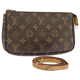 Louis Vuitton-LOUIS VUITTON Monogram Pochette Accessoires Pouch M51980 LV Auth 99401-Monogram