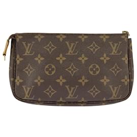 Louis Vuitton-LOUIS VUITTON Monogram Pochette Accessoires Pouch M51980 LV Auth 99401-Monogram