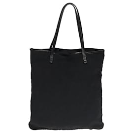 Fendi-FENDI Zucca Canvas Tote Bag Black Auth 98967-Black