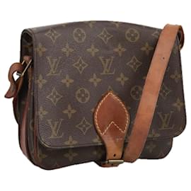 Louis Vuitton-LOUIS VUITTON Monogram Cartouchiere MM Shoulder Bag M51253 LV Auth 99280-Monogram
