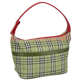 Autre Marque-Burberrys Nova Check Hand Bag Canvas Beige Auth yk15892-Beige