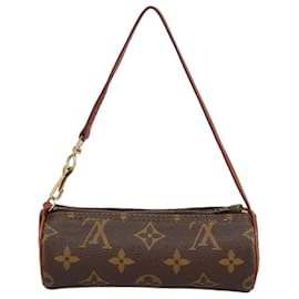 Louis Vuitton-LOUIS VUITTON Monogram Papillon Pouch Vintage LV Auth ep6685-Monogram
