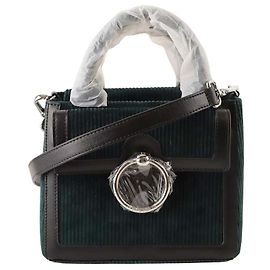Claudie Pierlot Bolsa de ombro de couro Verde