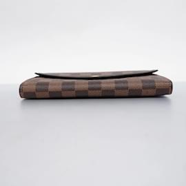 Louis Vuitton-Louis Vuitton Long Wallet Damier Portefeuille Sarah N63209 Ebene-Damier ebene