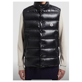 Moncler-MONCLER TIBB men's black sleeveless down jacket new T3-Black