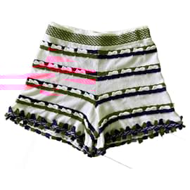 Barrie-Short Barrie 100% cashmere Ivory, Navy, Red Size XS-Red,Eggshell,Navy blue