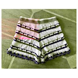 Barrie-Short Barrie 100% cashmere Ivory, Navy, Red Size XS-Red,Eggshell,Navy blue